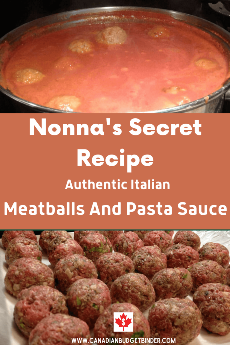 Nonna’s Italian Meatballs and Pasta Sauce