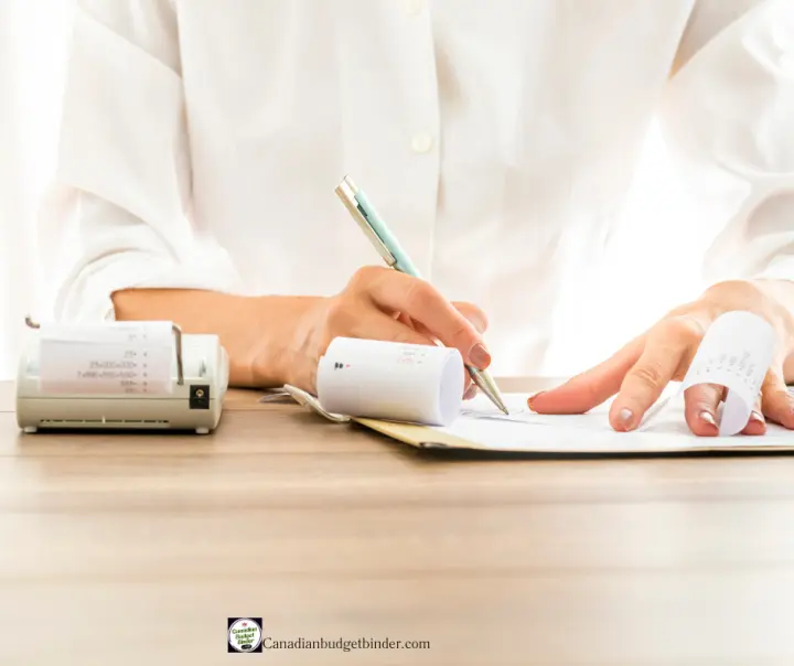 Pen and Paper Method For Tracking Receipts