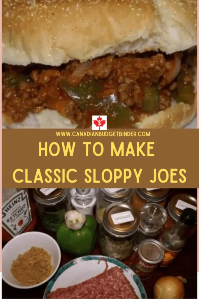 How to make classic Sloppy Joes