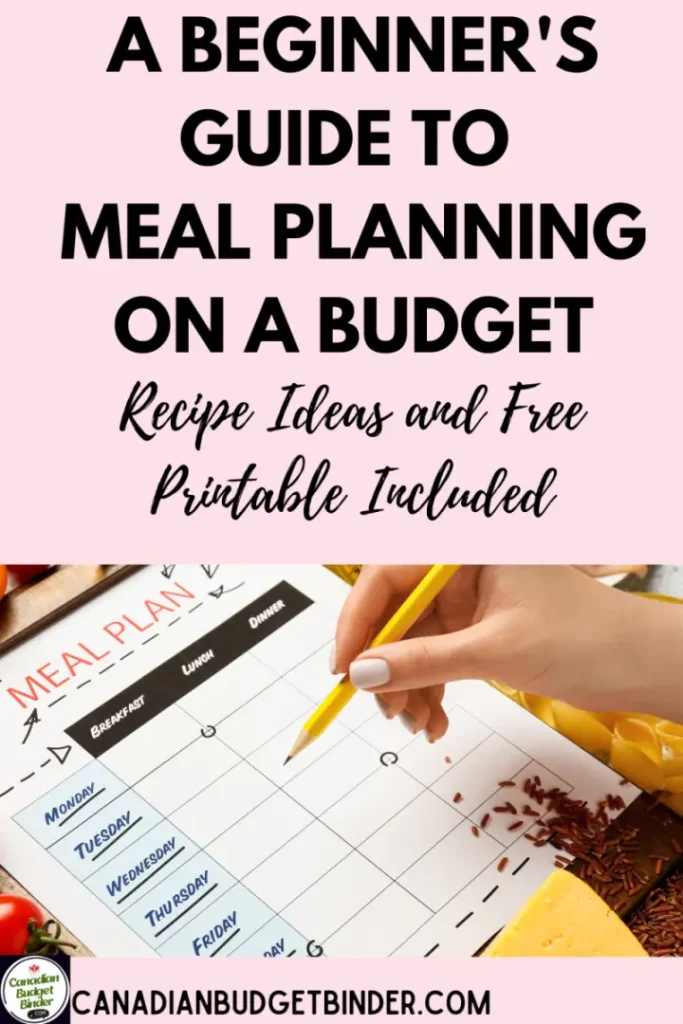 How to create a meal plan on a budget