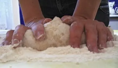 kneading dough