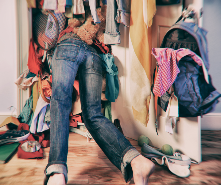 Downsize Your Belongings and Minimize Clothing If You Have Too Many Bills