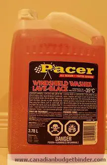 Winter Windshield Washer Fluid