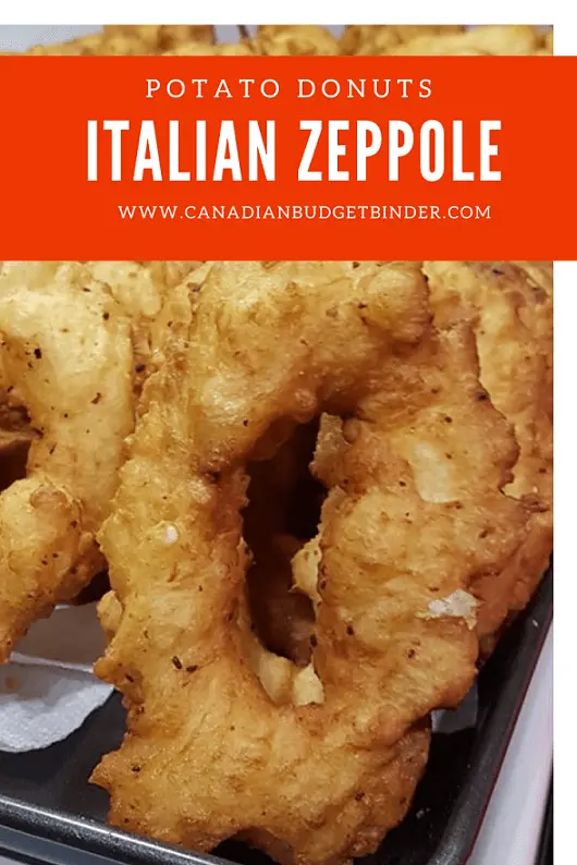 Potato Zeppole Donuts