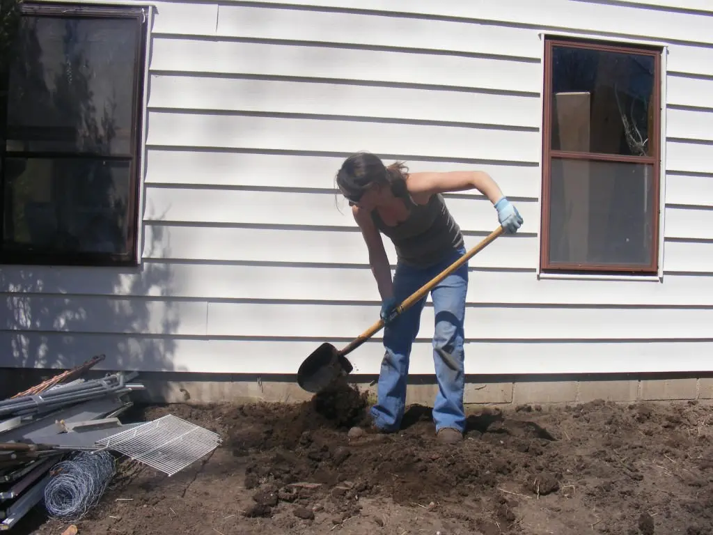 Landscaping project digging soil Digging dirt or soil- extra money