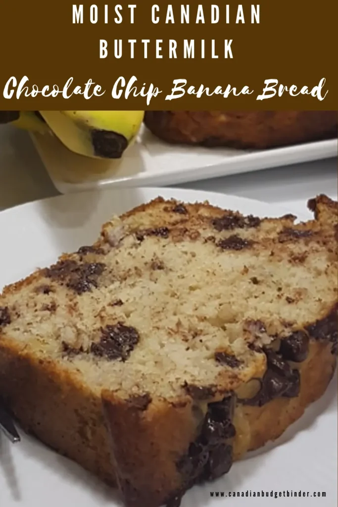buttermilk chocolate chip banana bread