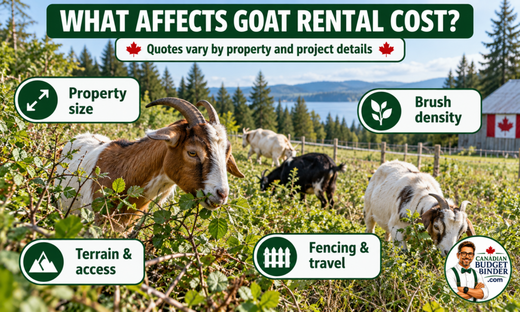 What Affects Goat Rental Cost