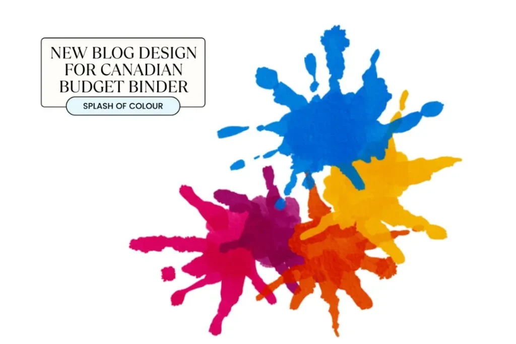 New Blog Design For Canadian Budget Binder