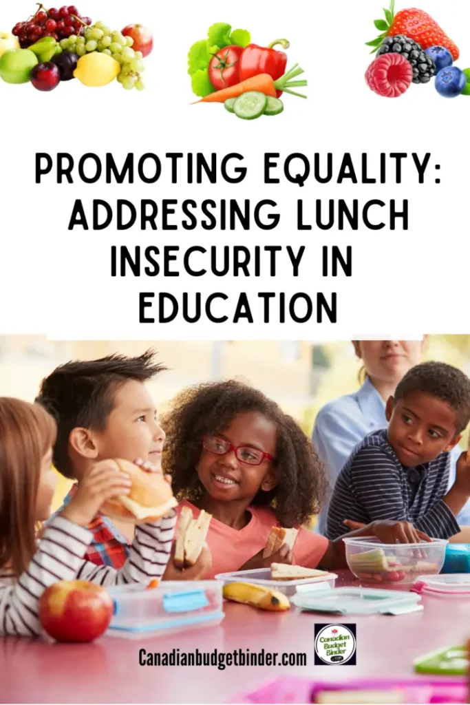 Promoting Equality Addressing Lunch Insecurity In Education