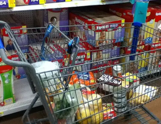 short-on-cash-shopping-cart-wal-mart