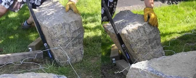 Building-a-rock-garden