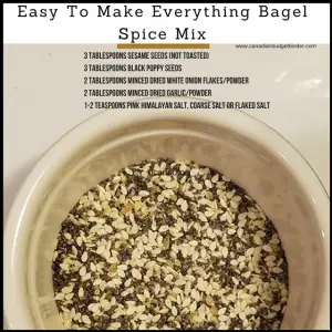 how to make everything bagel spice mix