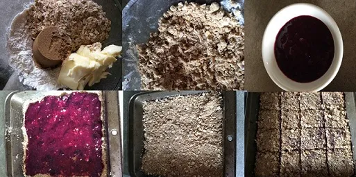 Jam-filled Oatmeal Squares