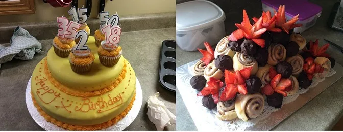 Nicolas first cakes
