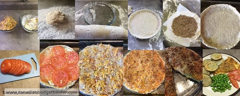 Cheesy Tomato Pie with Potato Crust