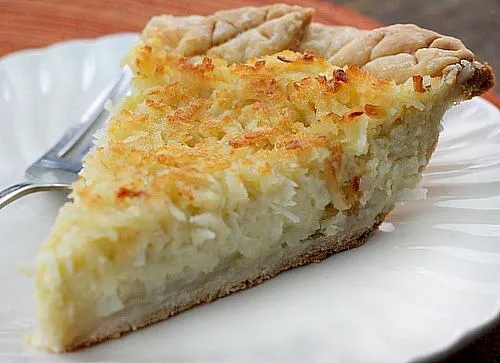 coconut custard pie