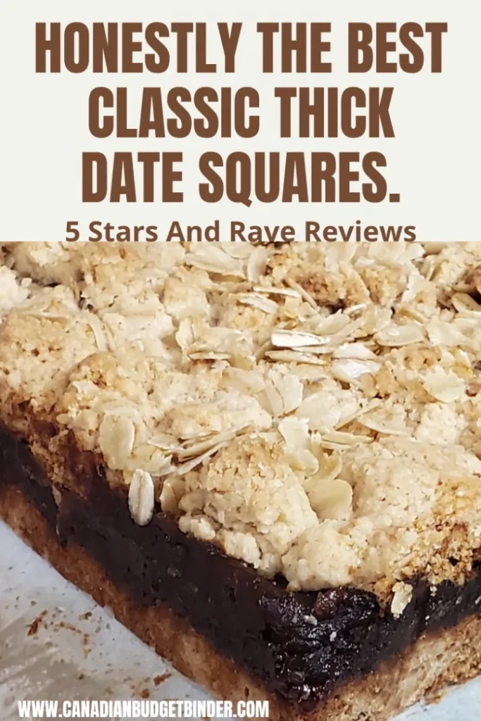 Double Batch Classic Date Squares