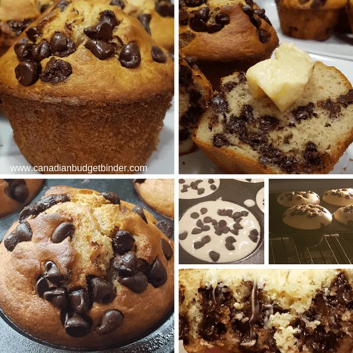 copy cat tim hortons chocolate chip muffins 3