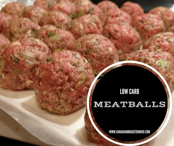 low carb meatballs keto