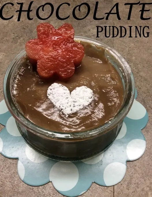 Chocolate pudding cover
