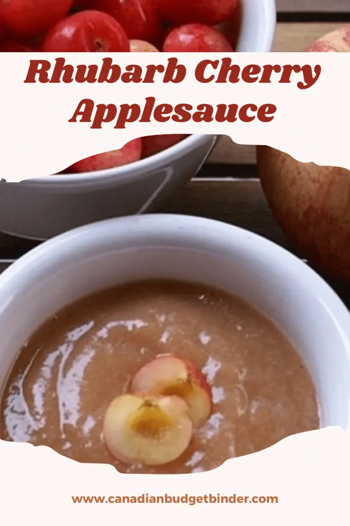 Rhubarb Cherry Applesauce COVER