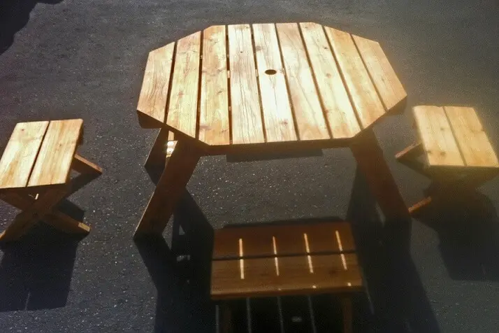 KIDS-KRAFT-PICNIC-TABLE
