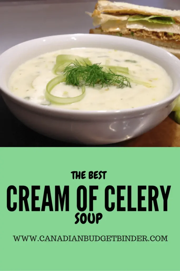 Keto CREAM OF CELERY SOUP
