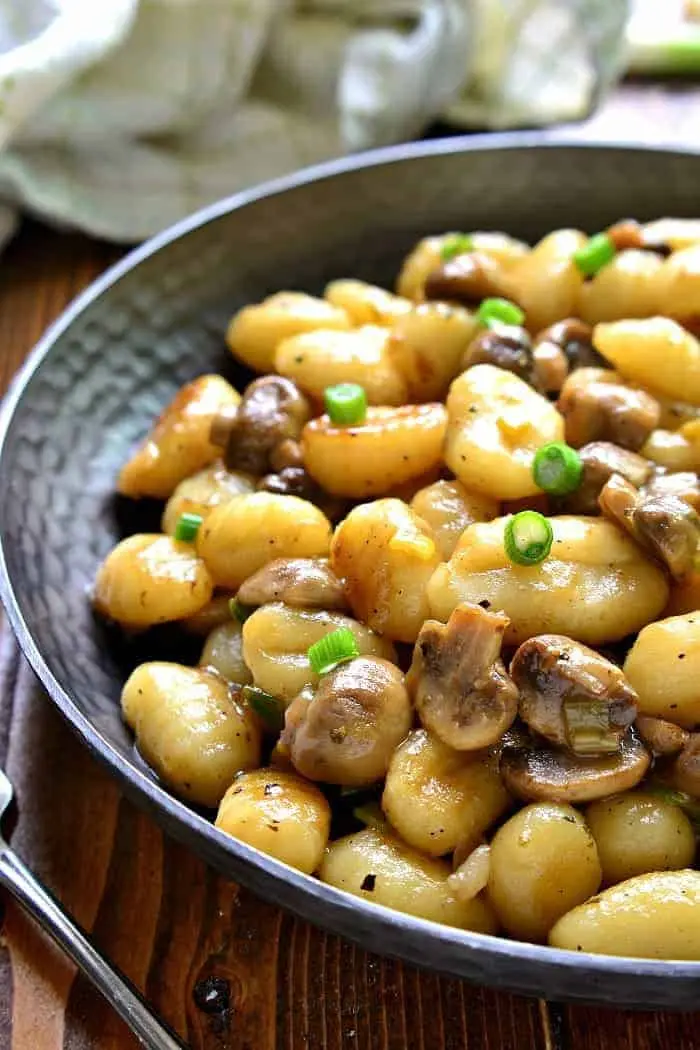 Mushroom Marsala Gnocchi Meatless Meals