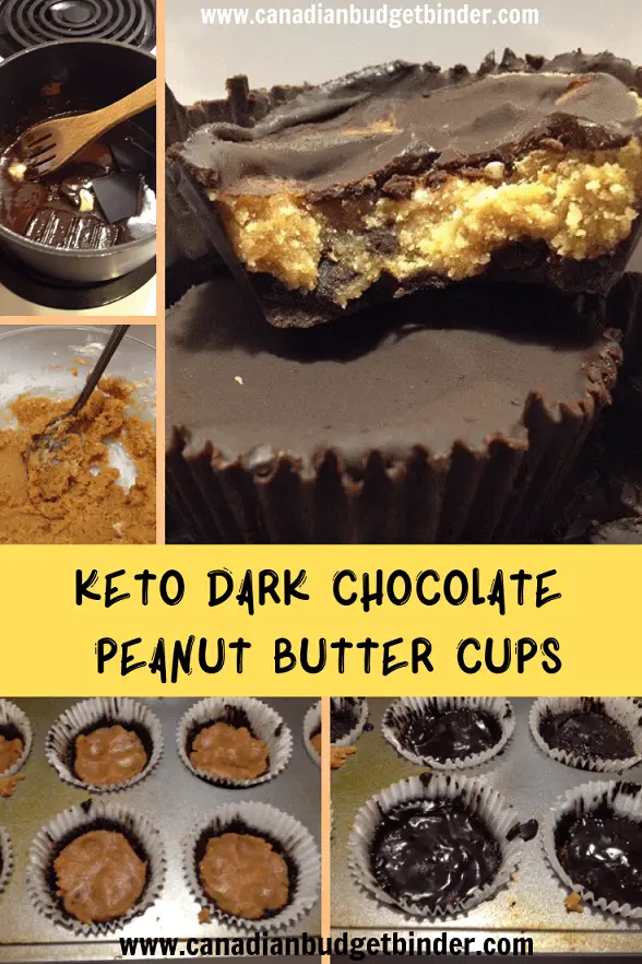 how to make keto dark chocolate peanut butter cups