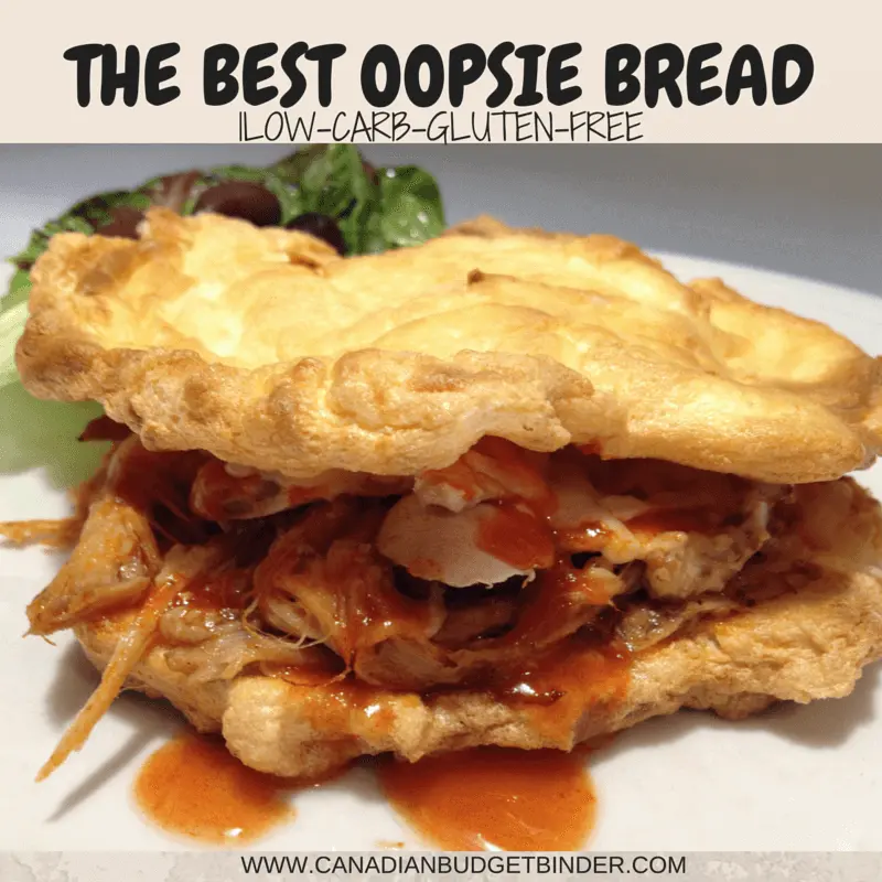 The best keto Oopsie bread made with egg whites.