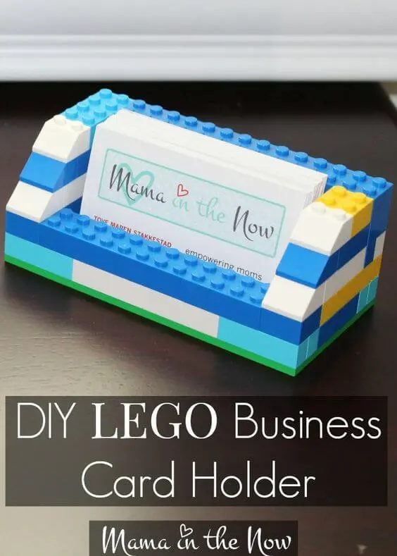 lego business card holder