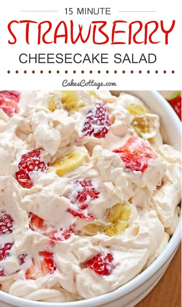 Strawberry Cheesecake Salad