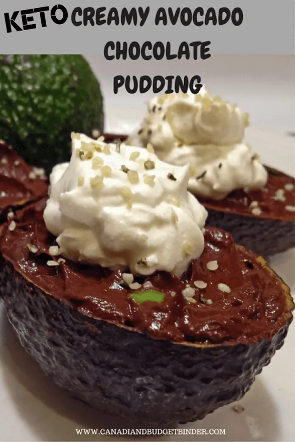 keto avocado chocolate pudding