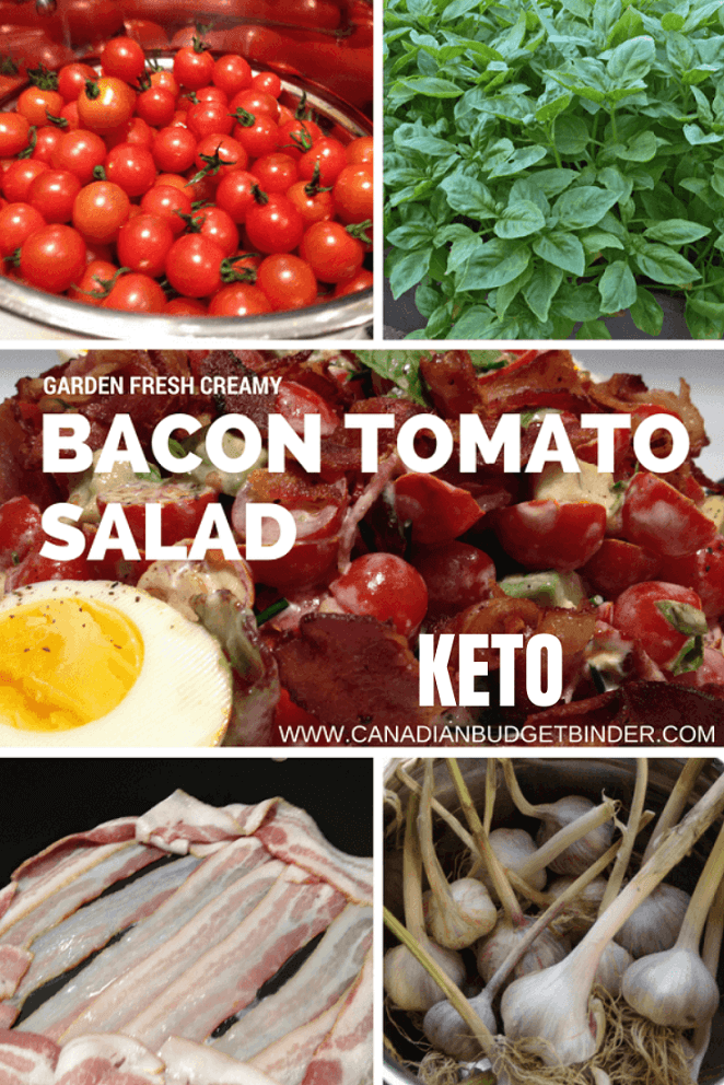 Creamy Bacon Tomato Salad (Keto, Low-Carb)