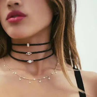 tutorial choker necklaces diy