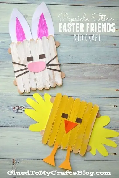 Popsicle Stick Easter Crafts Kids