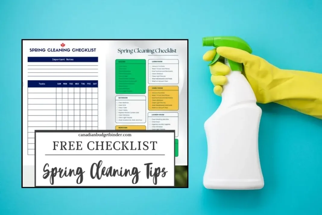 Spring Cleaning Tips and Free Printable Checklists