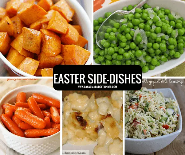 EASTER MENU SIDE DISHES