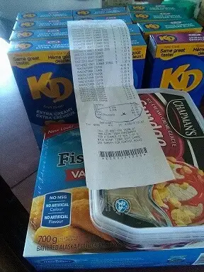 free groceries kraft dinner