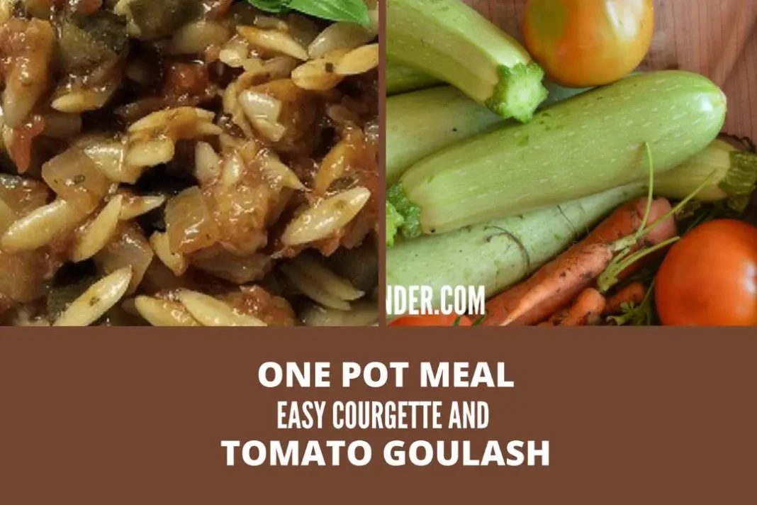 Simple One-Pot Courgette and Tomato Goulash