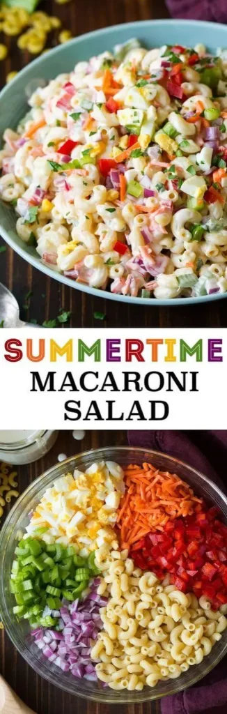 summertime macaroni salad