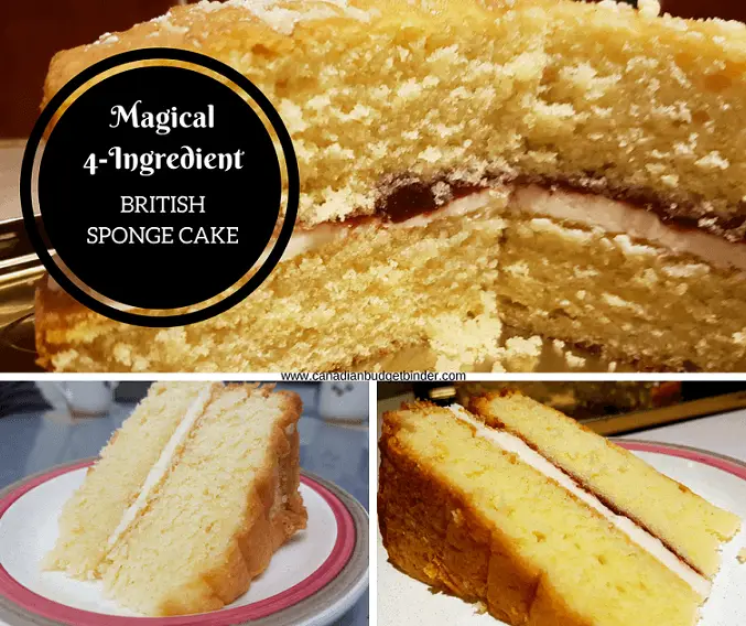 4 ingredient british sponge cake 1 FB