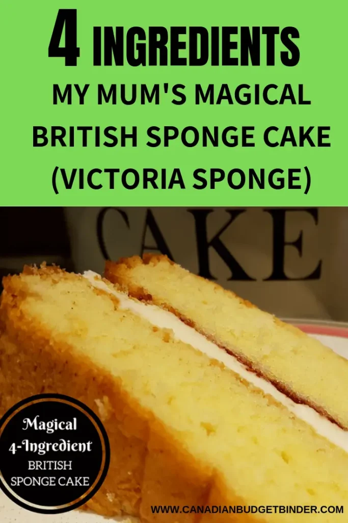 4 ingredient british sponge cake 3 FB