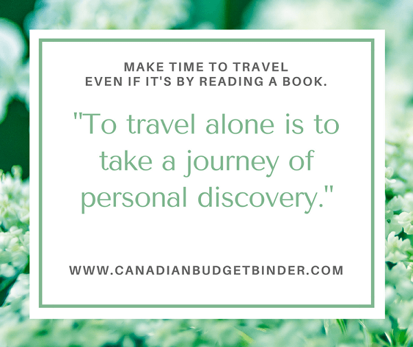 TRAVEL ALONE PERSONAL DISCOVERY JOURNEY life quote