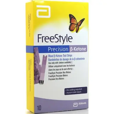 freestyle precision ketone blood test strips