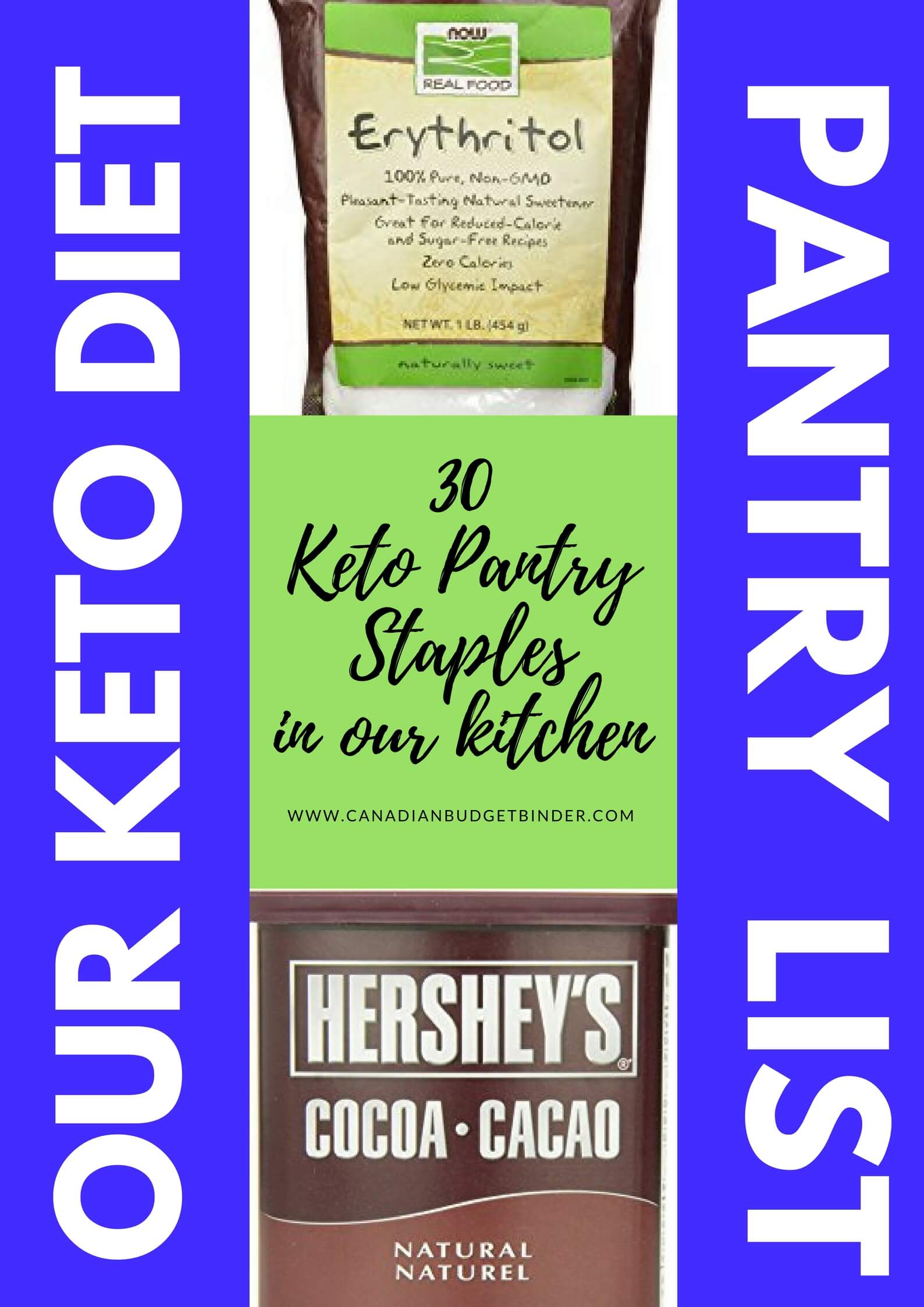 our keto diet pantry list main