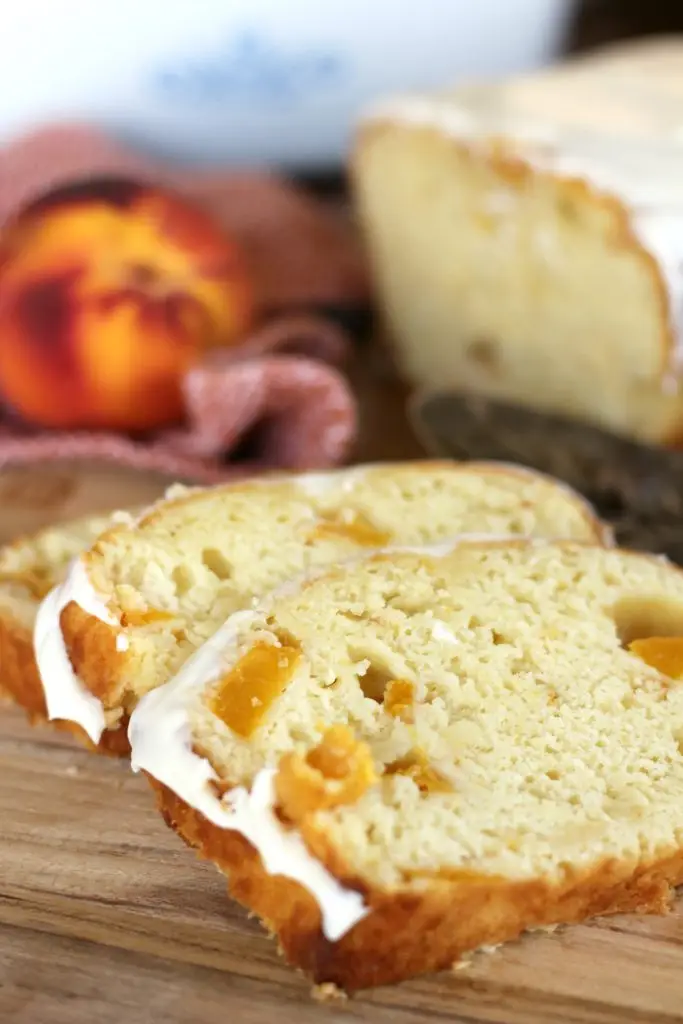 peaches-and-cream-bread-with-icing