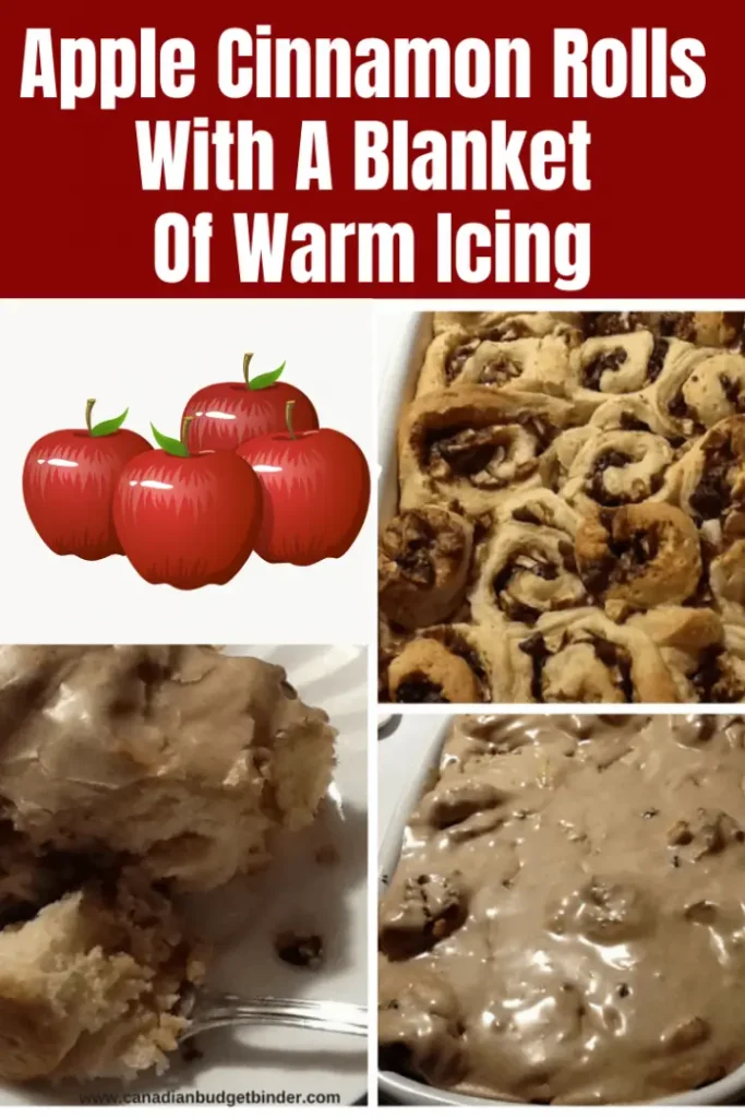 Apple Cinnamon Rolls With A Blanket Of Warm Icing