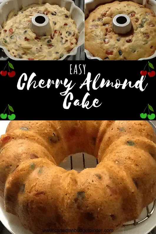 Cherry Almond Bundt Cake Perfect For Christmas
