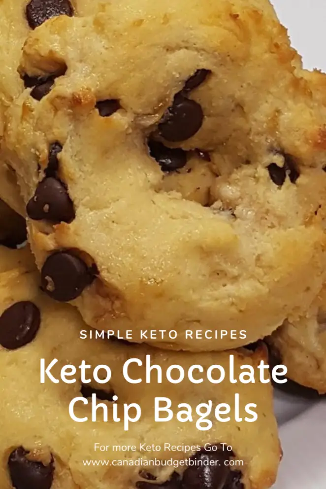 keto chocolate chip bagels